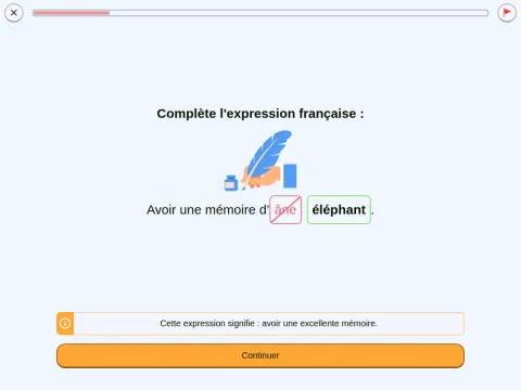 Correction avec feedback
